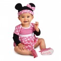 Disney Minnie 米妮嬰兒夾衣連裙 連帽 100% 有機棉 購自美國Disneystore
