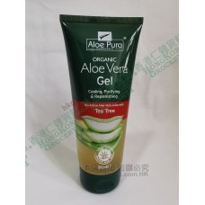 Aloe Pura Organic 活性有機蘆薈茶樹油 GEL 200ml 抗菌消炎 修復問題肌膚