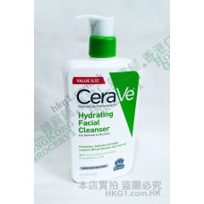 CeraVe Hydrating Facial Cleanser 低致敏保濕無泡潔面露 562ml 美國國家濕疹協會認可 含Ceramides 神經醯胺