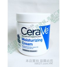 CeraVe Moisturizing Cream 長效滋潤修復霜 539g 珍寶裝 美國國家濕疹協會認可 含Ceramides 神經醯胺