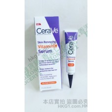 CeraVe Skin Renewing 10% 維他命C 抗皺精華 30ml 含Ceramide+維他命B5+透明質酸